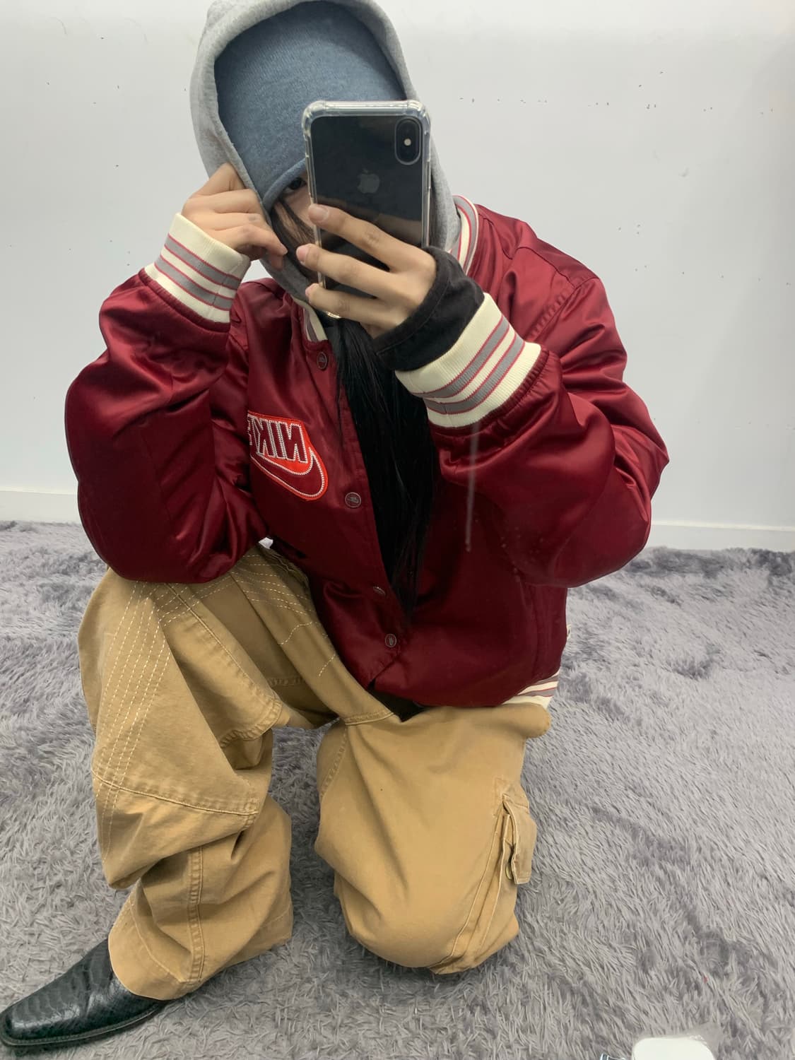 나이키 실버탭 00년대 스타디움 자켓 상품이미지5