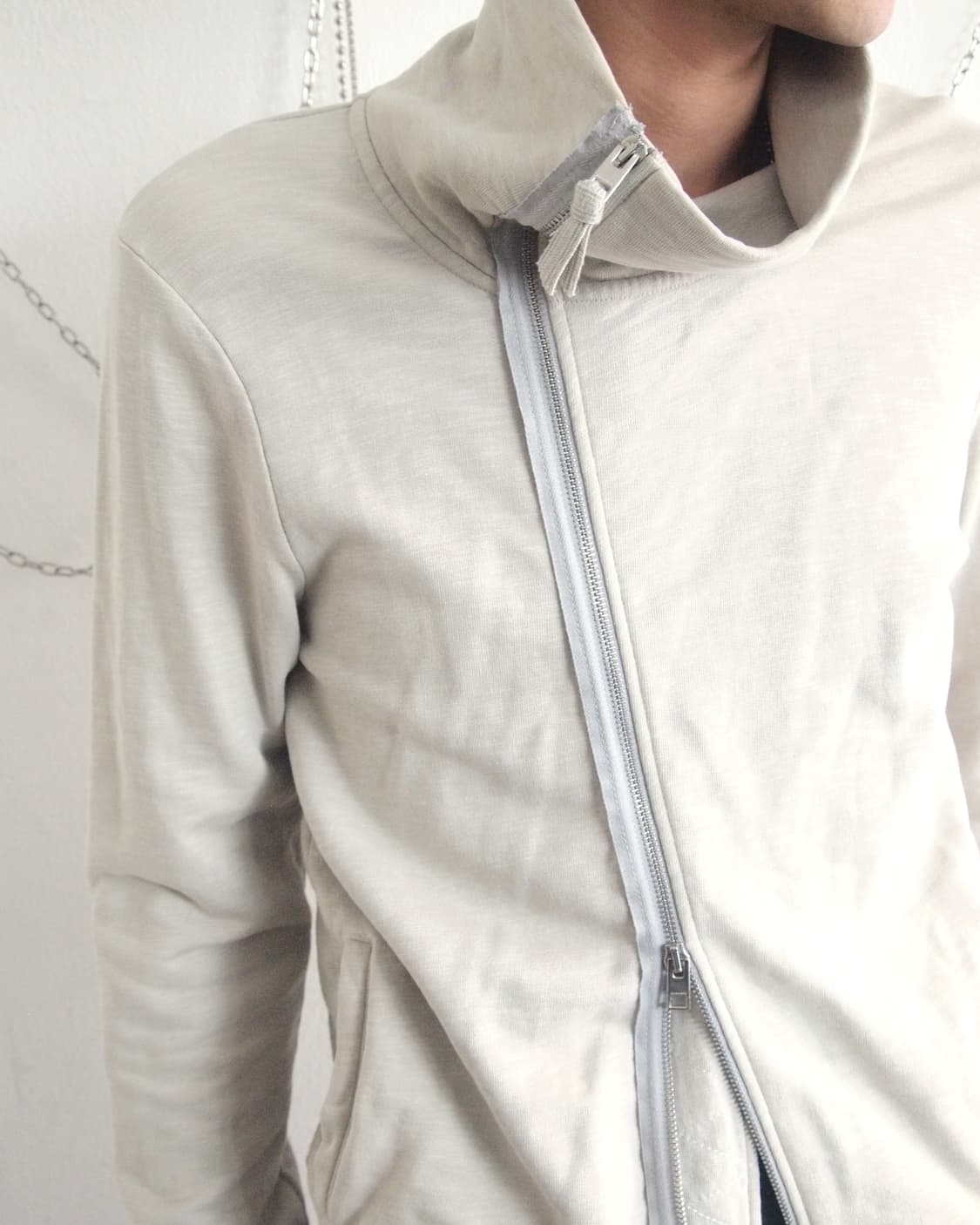 allsaints uk 올세인츠 asymmetric 아티저널 사선집업 상품이미지3