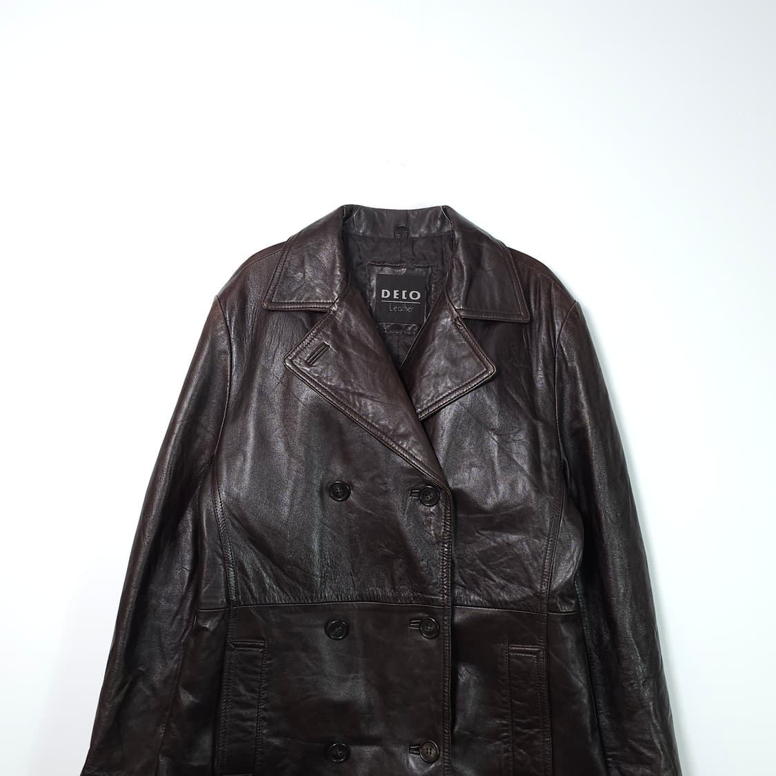 DECO 빈티지 양가죽 더블 코트 상품이미지2