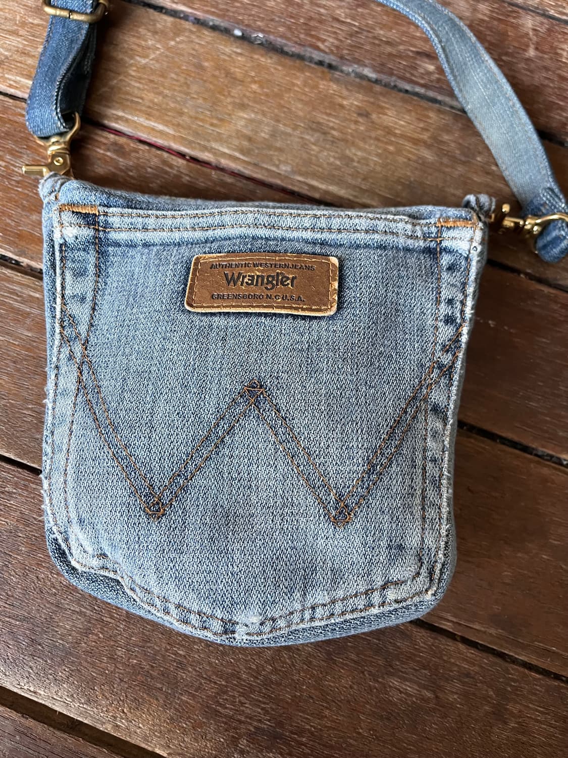 렝글러 크로스백 업사이클링 상품이미지3