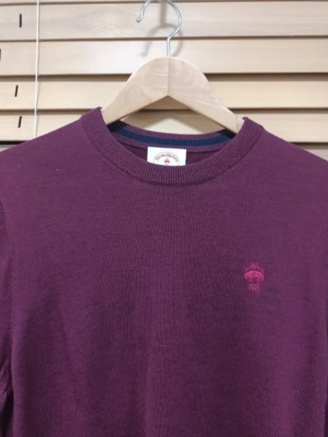 브룩스브라더스 남성 와인울100니트 S사이즈 상품이미지1