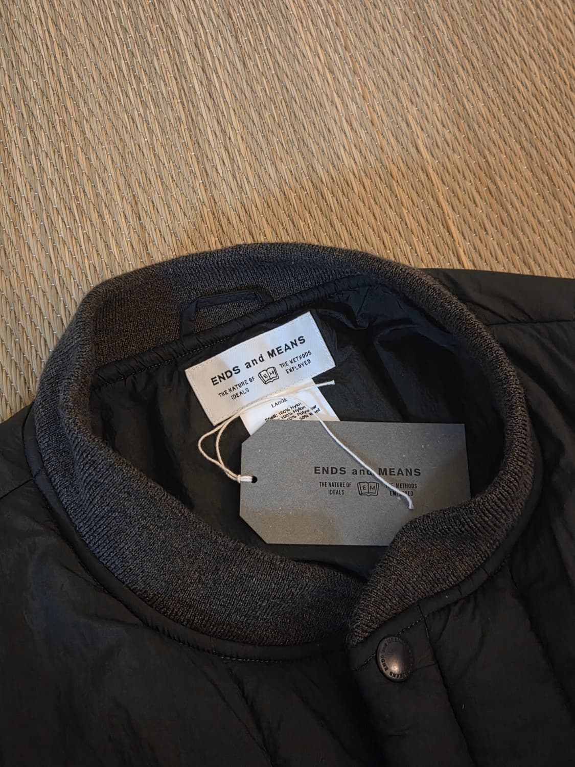 25Fw 엔즈앤드민즈 퀼팅자켓 L 상품이미지5