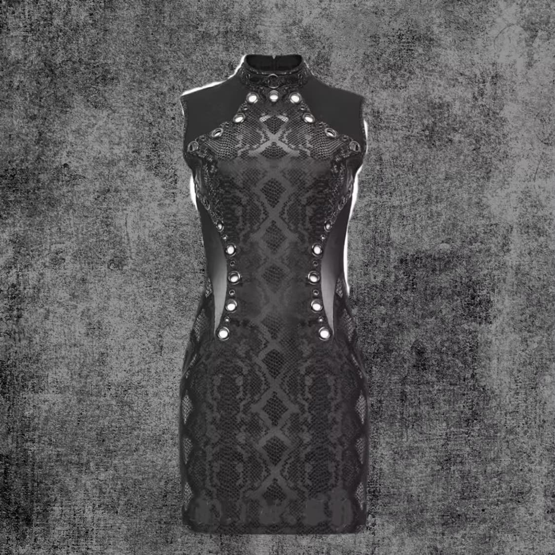 펑크레이브 링 컷아웃 원피스 상품이미지2