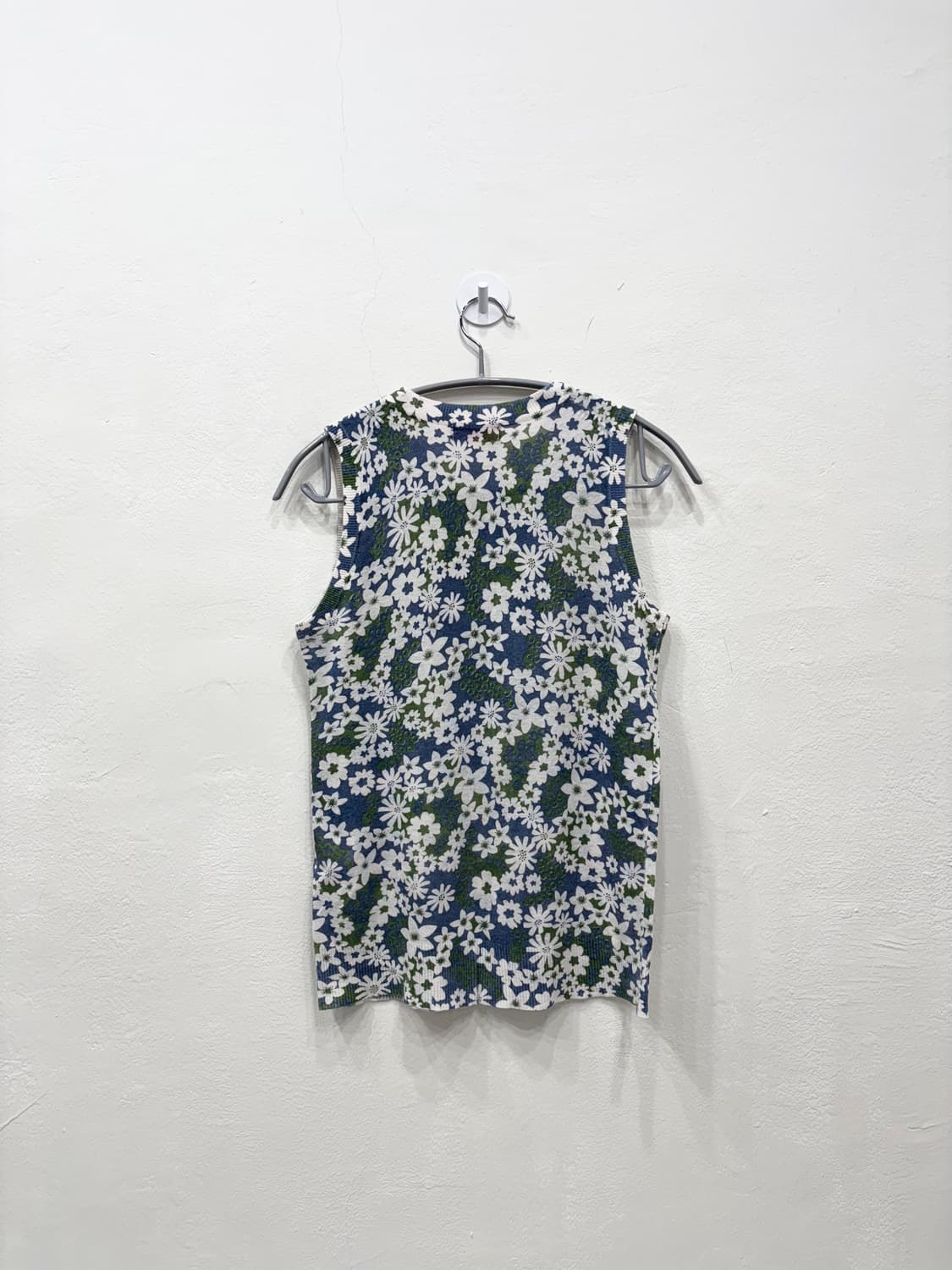 Super Hakka 플라워패턴 슬리브리스 상품이미지3