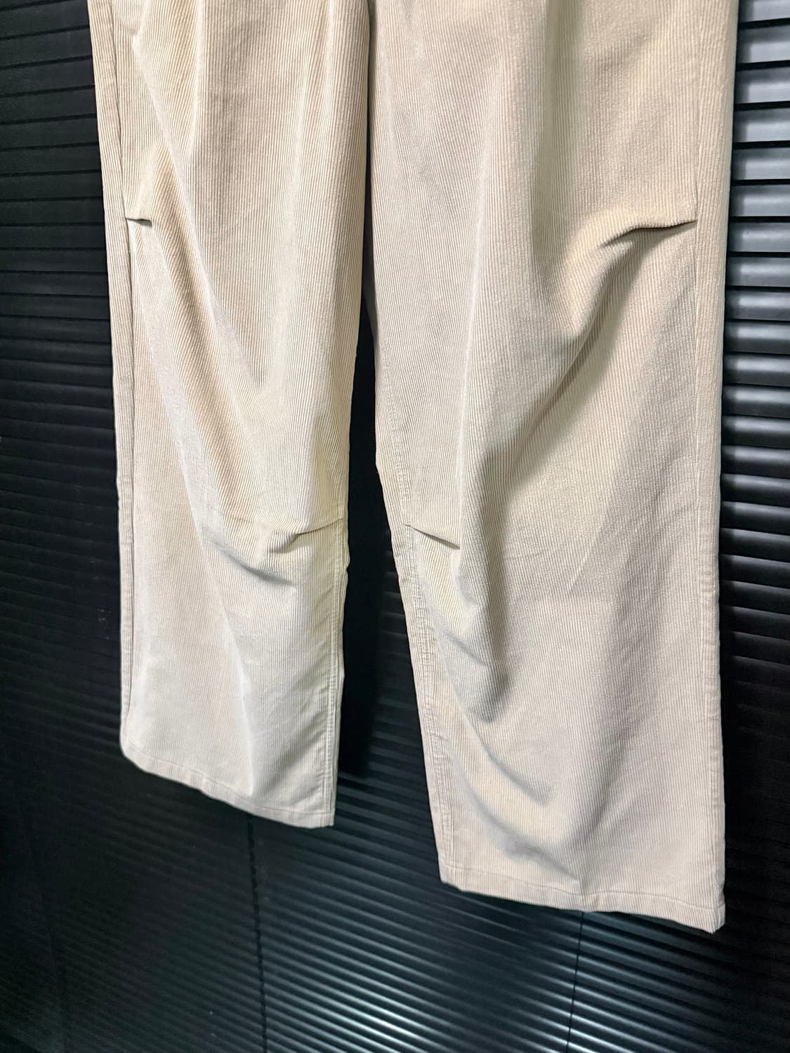 ETCE 골덴 코듀로이 베이지 파라슈트 와이드 통바지 워크 29 30 상품이미지5