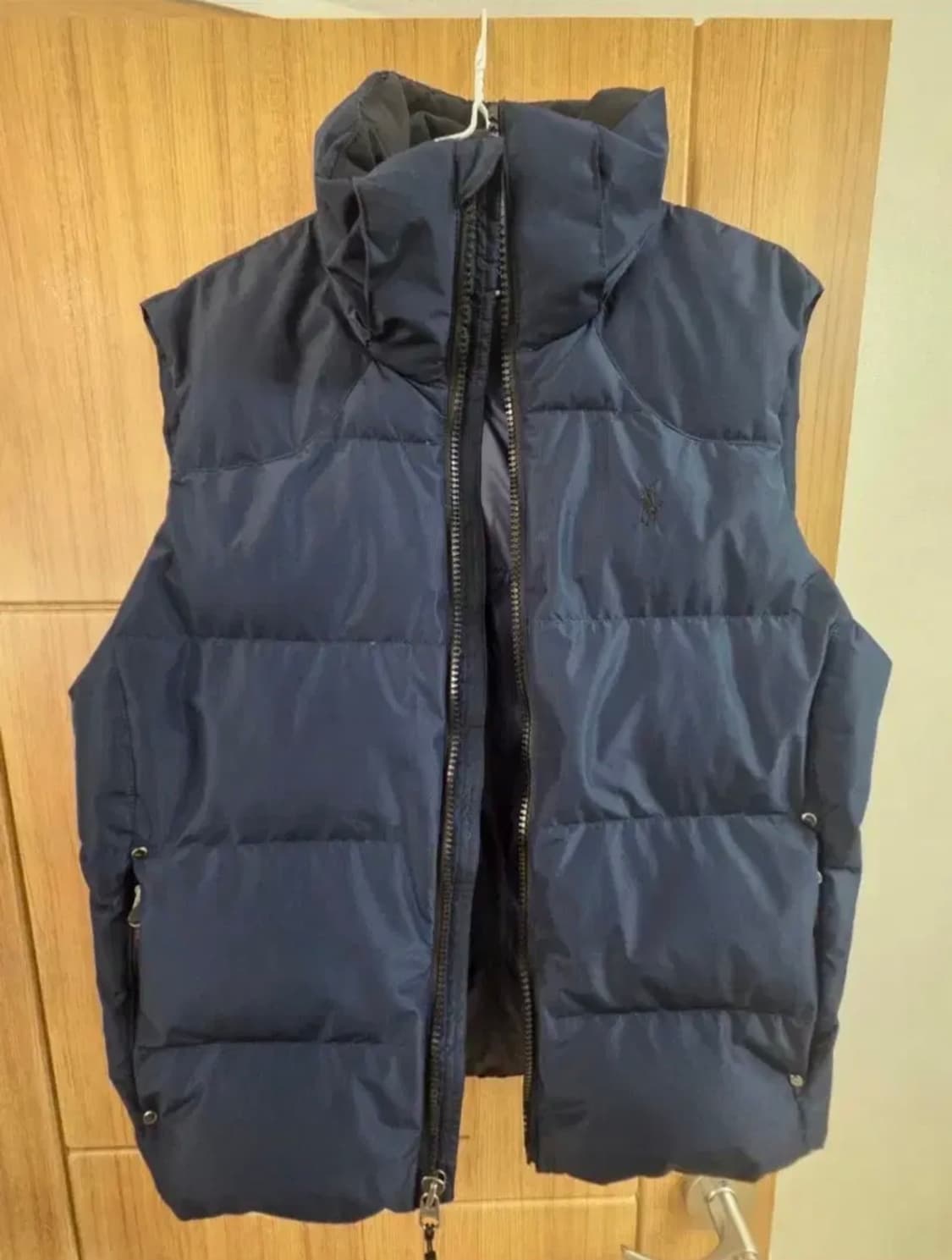 폴로 조끼 패딩 네이비 상품이미지1