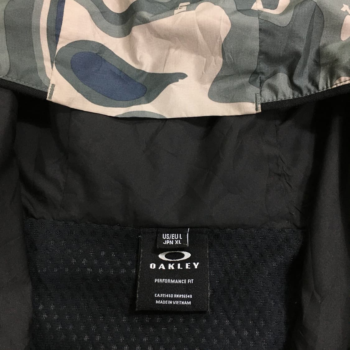 투티/A9 oakley 바람막이 카모플라쥬 바람막이 후드 집업 자켓 상품이미지7