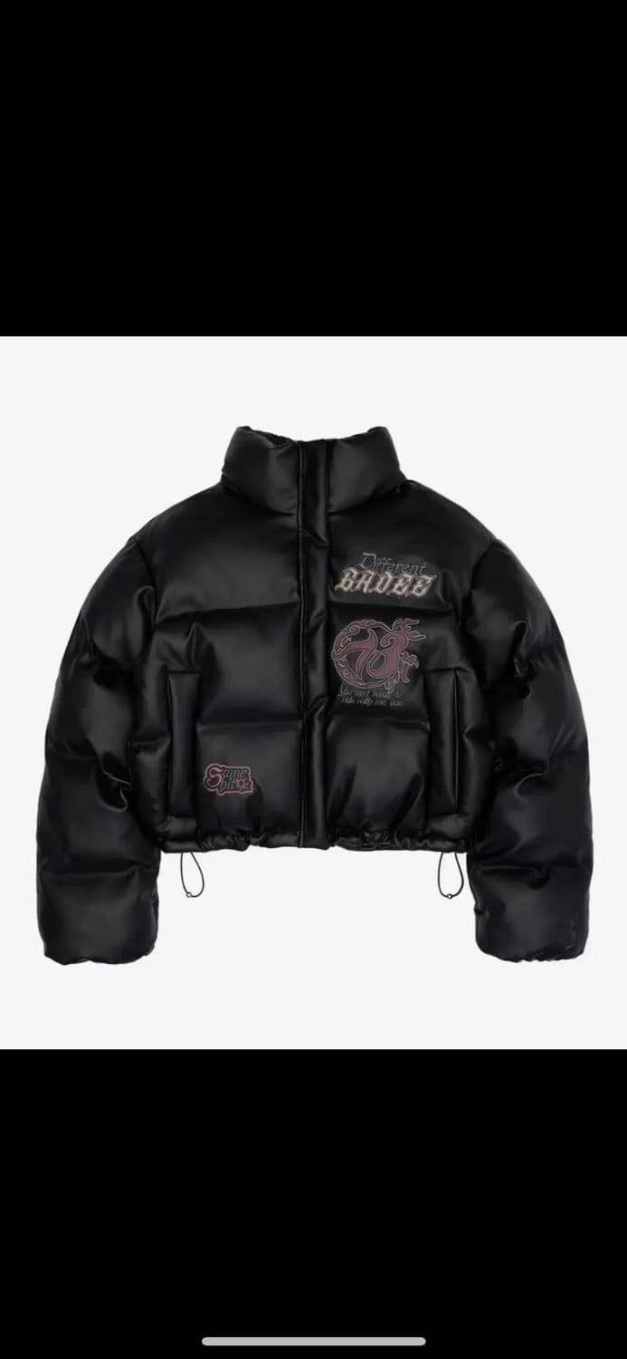 배디 레더 숏패딩 M 상품이미지1