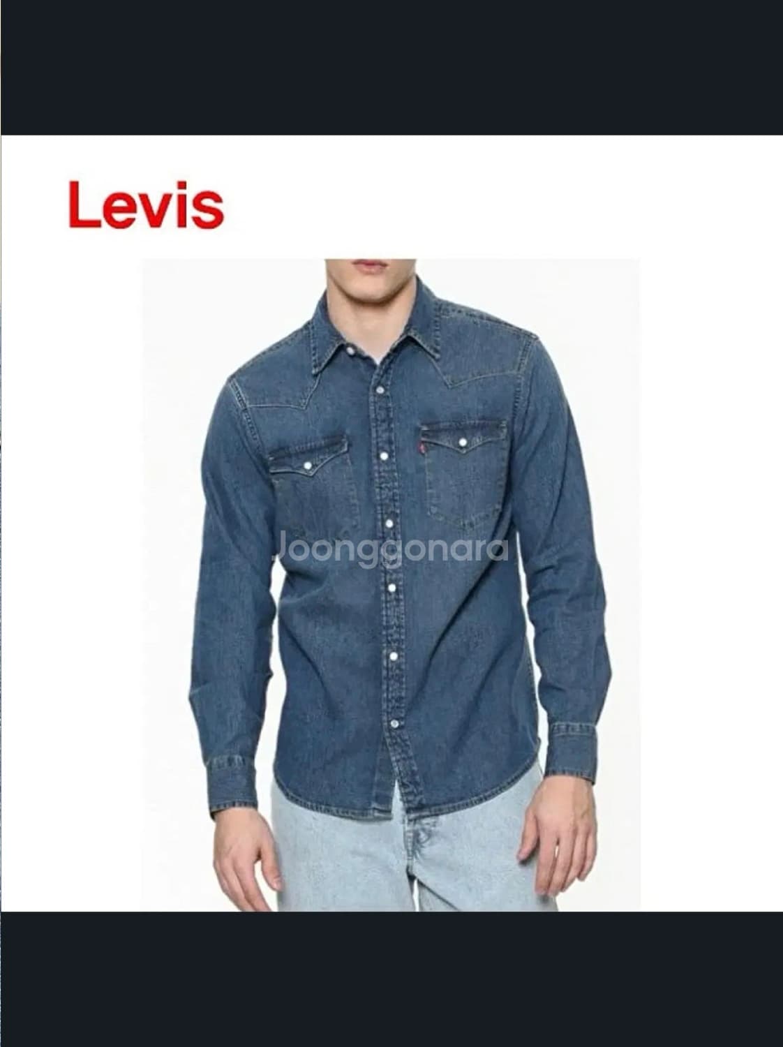 리바이스 클래식 웨스턴 데님 셔츠 [85745-0001] 상품이미지6