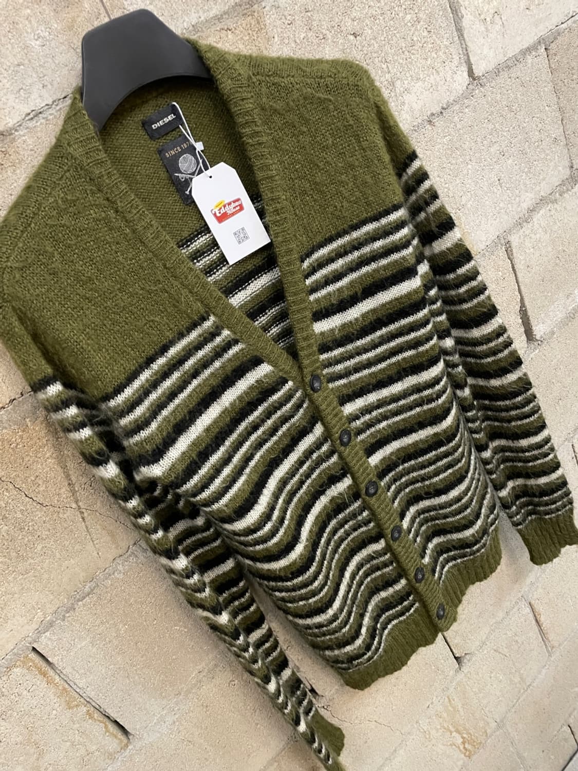 디젤 모헤어 스트라이프 가디건 상품이미지3