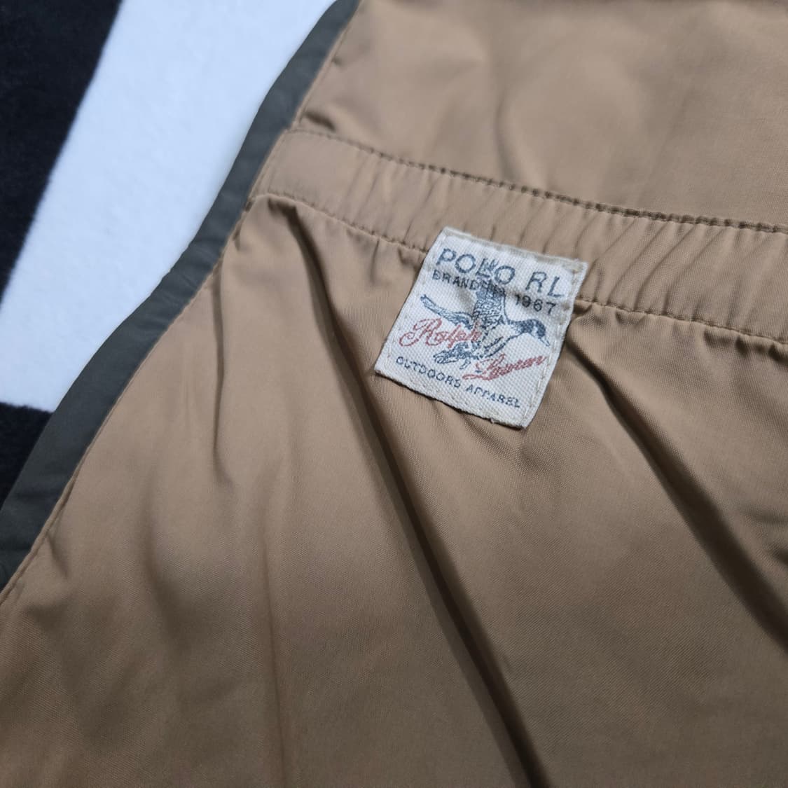 L 폴로랄프로렌 헌팅 밀리터리 오리털 다운 베스트 카키 상품이미지6