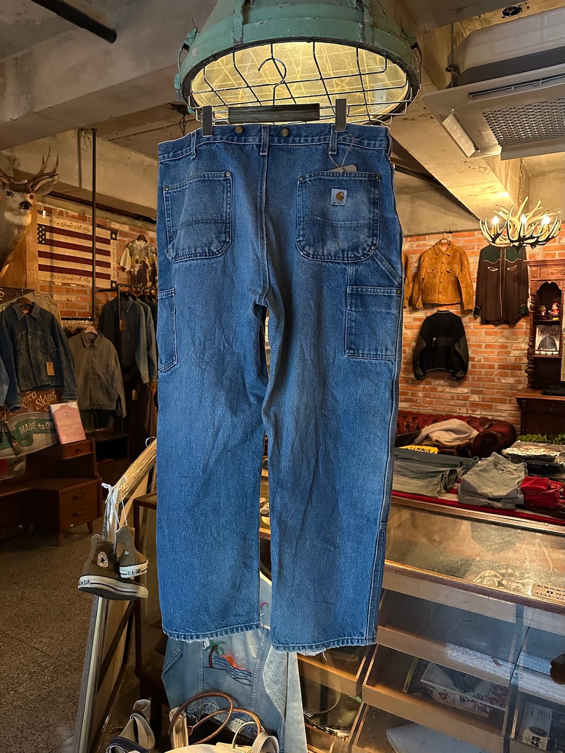 00s 칼하트 B07 더블니 데님 팬츠 상품이미지5