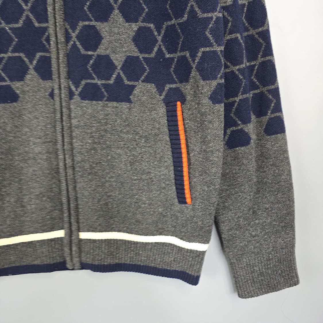 JDX 울 혼방 방풍 집업 가디건 100 상품이미지3