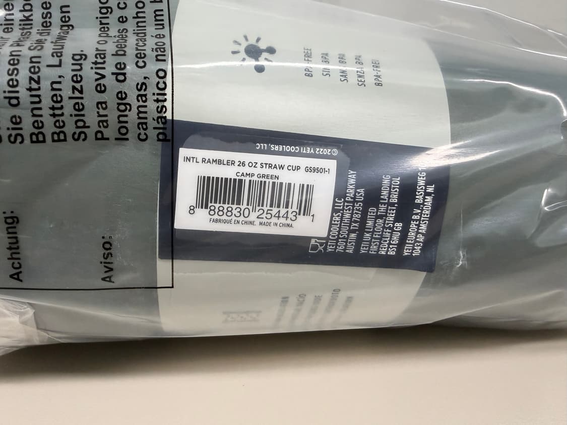 YETI 예티 램블러 26온스 769ml 스트로우 텀블러 신품 무료배송 상품이미지4