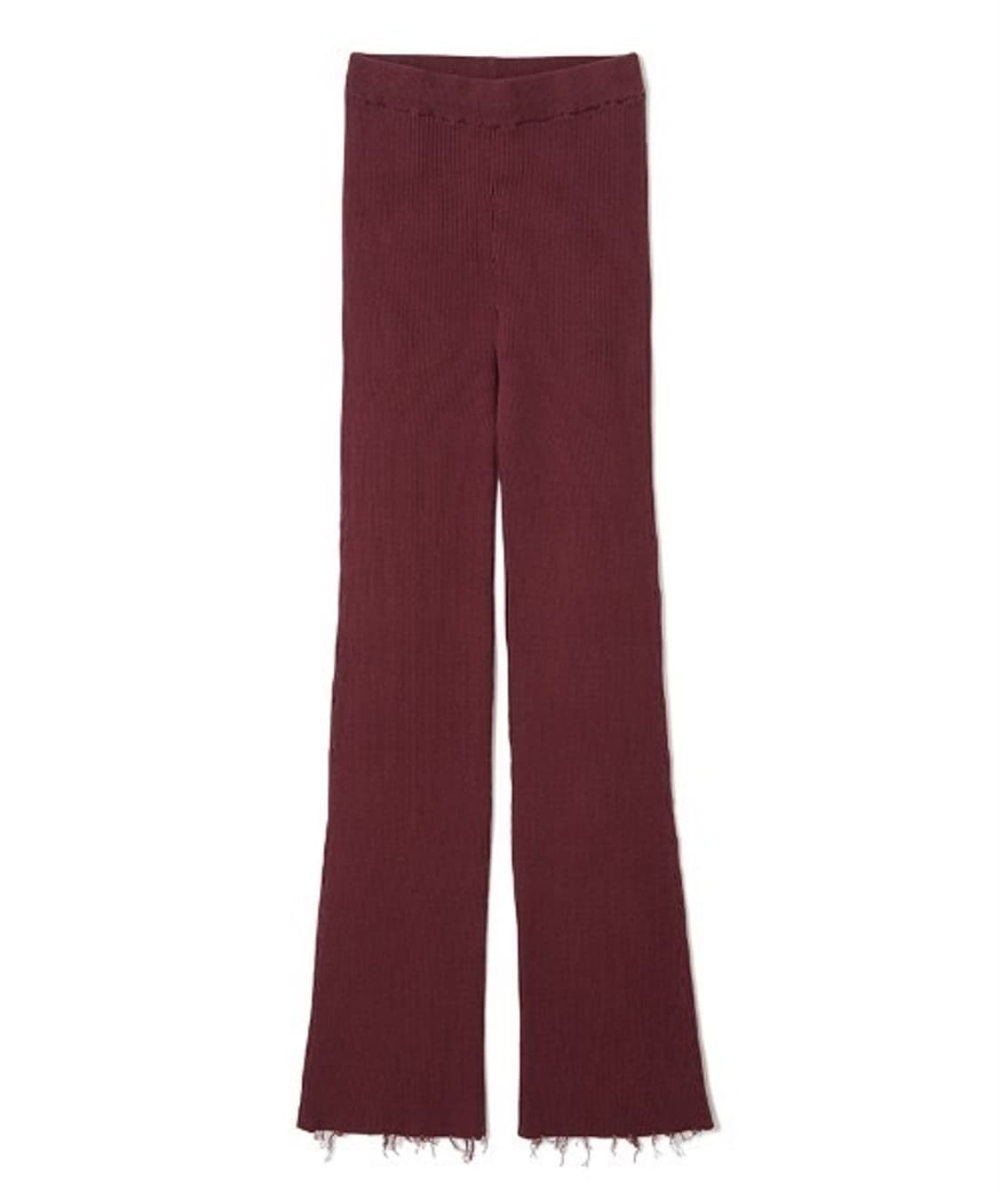 퍼버즈 립라인팬츠 버건디 와인 컬러 상품이미지1