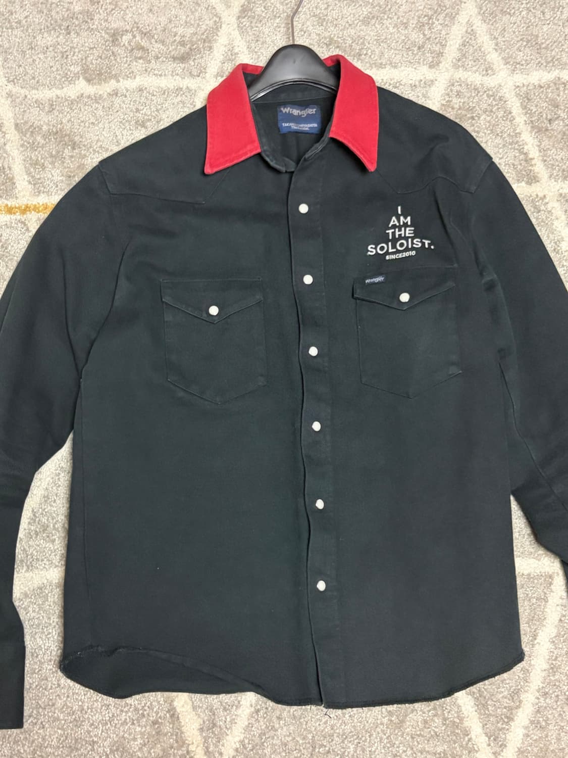 솔로이스트 웨스턴 셔츠 판매합니다 상품이미지1