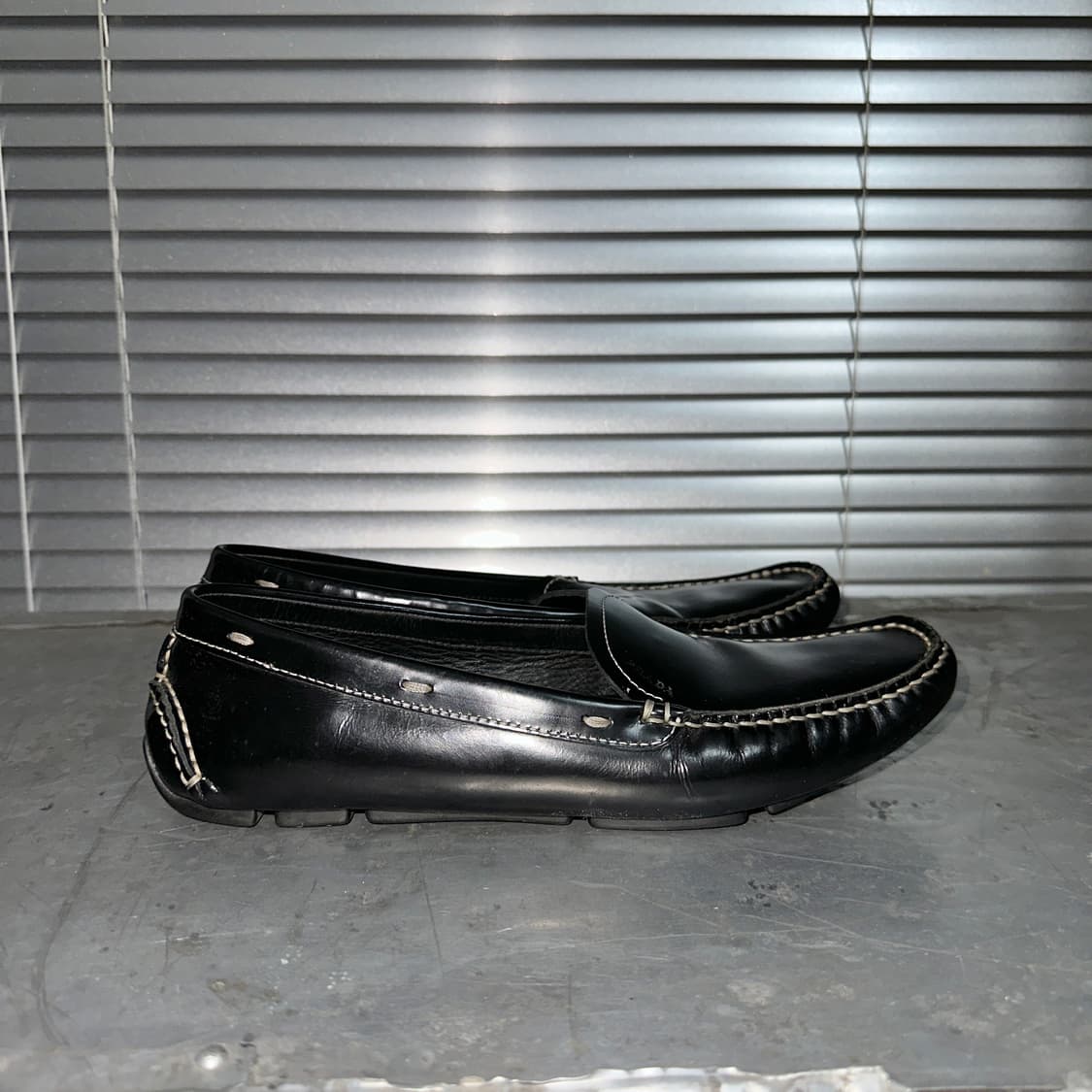 00s 빈티지 프라다 스포츠 스티치 로퍼 상품이미지5