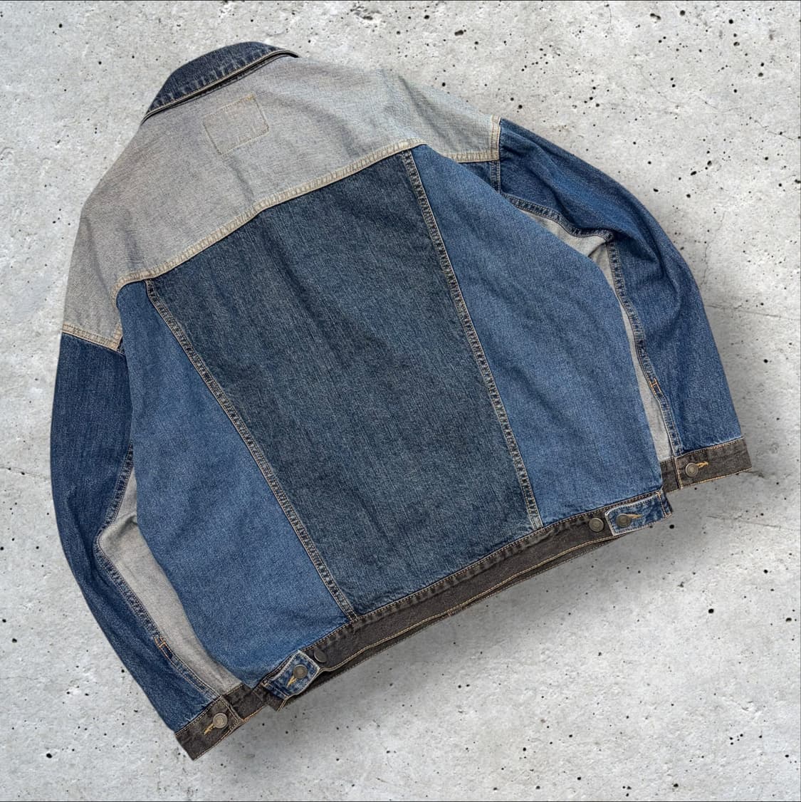 [F] ACON 아콘 패치워크 데님 자켓 B517 상품이미지2