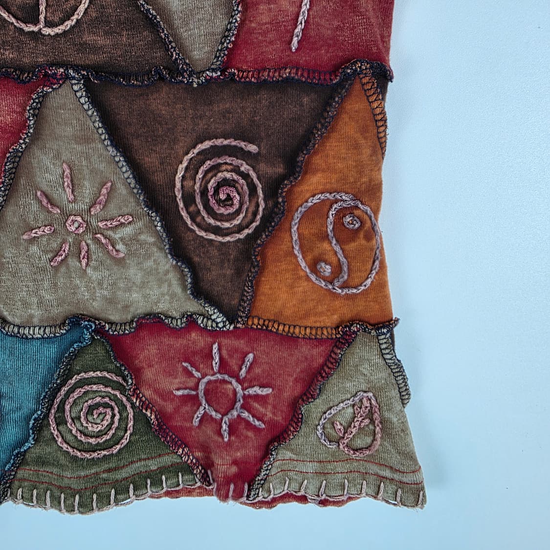 히피 패치워크 슬리브리스  상품이미지3