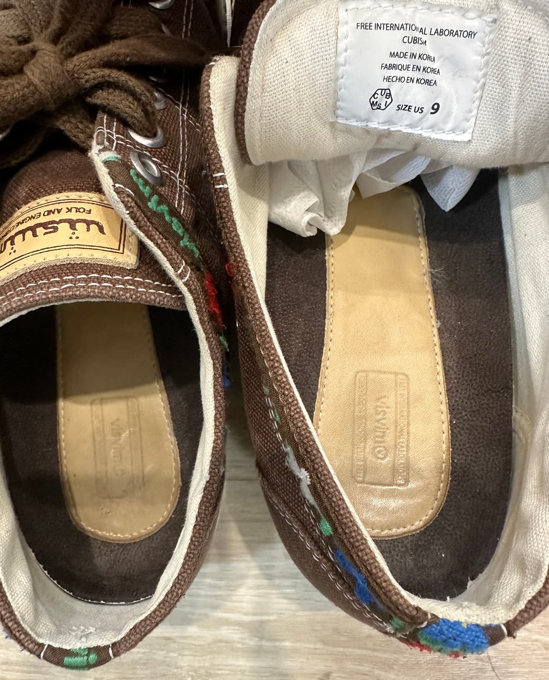 비즈빔 플라워자수 스니커즈 상품이미지5