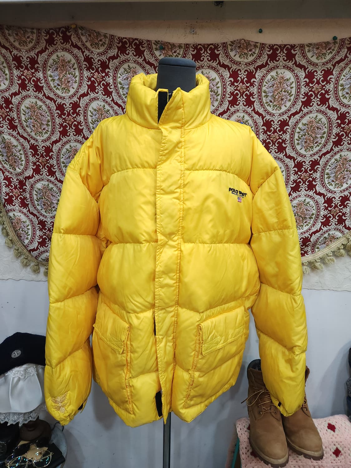 폴로스포츠 90s 성조기자수 오리털 패딩점퍼 빅사이즈

 상품이미지1