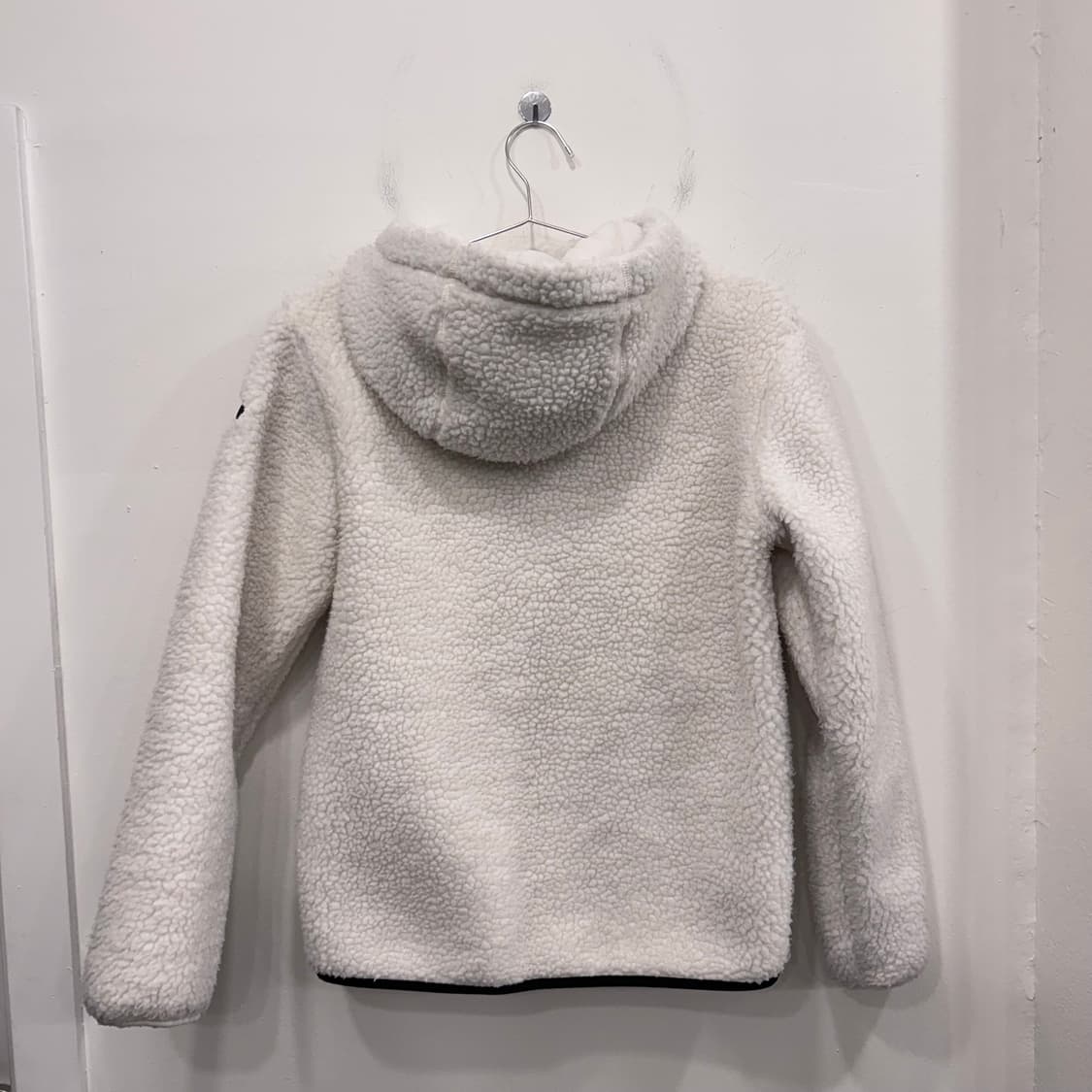 아이더 자수로고 뽀글이 후드 집업 플리스 상품이미지5