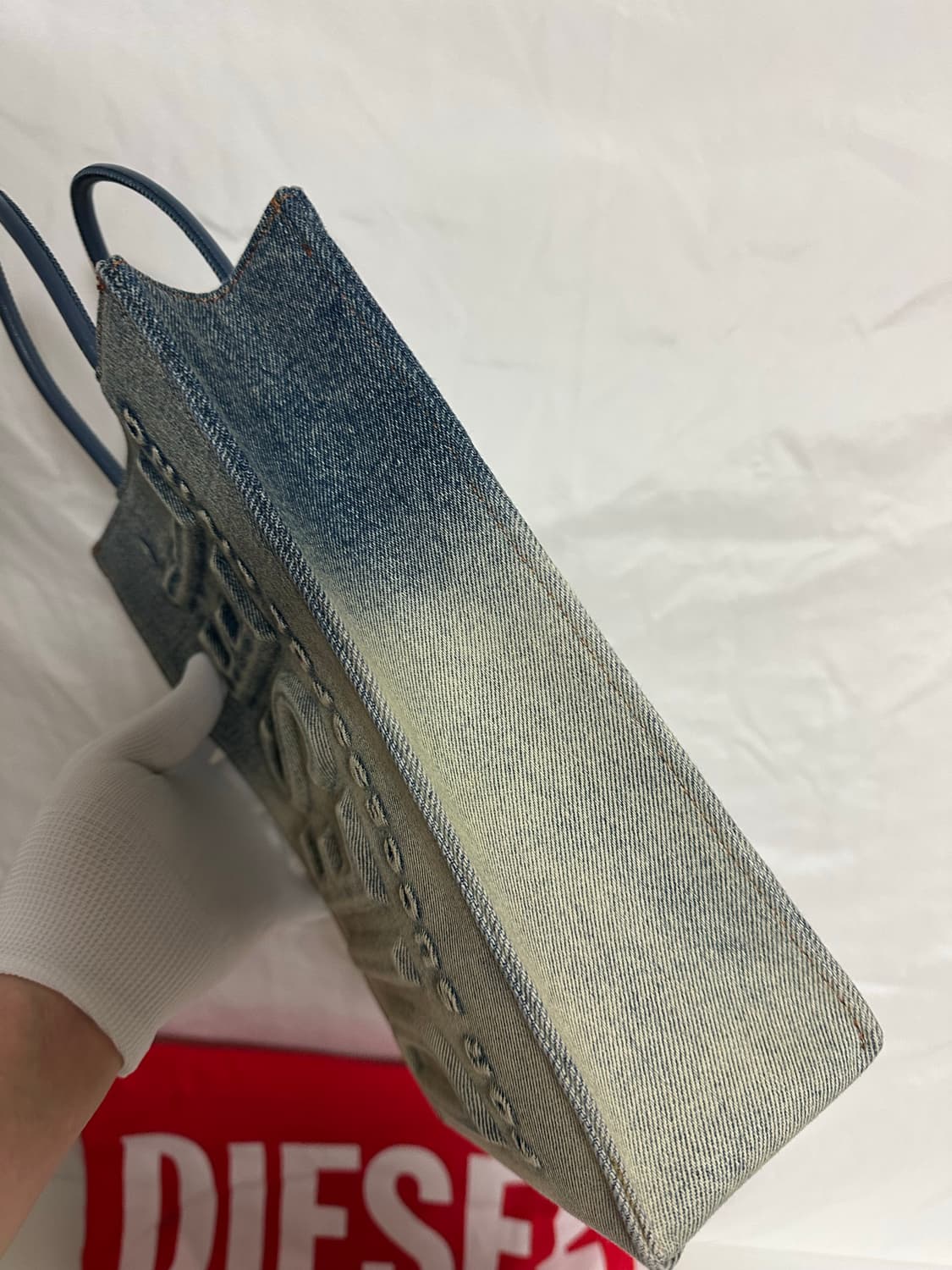 디젤 3D 데님 쇼퍼백 (M) 상품이미지5