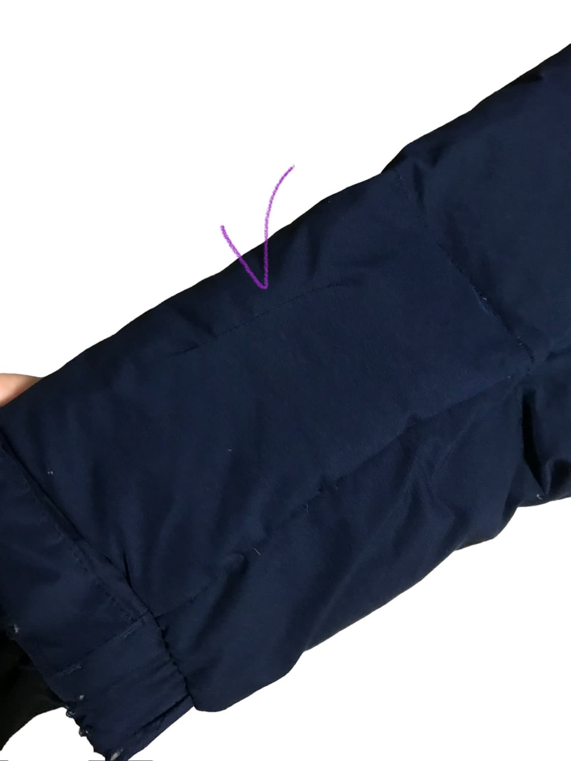 노스페이스 네이비 오리털 롱패딩 남색 110 2xl 상품이미지10