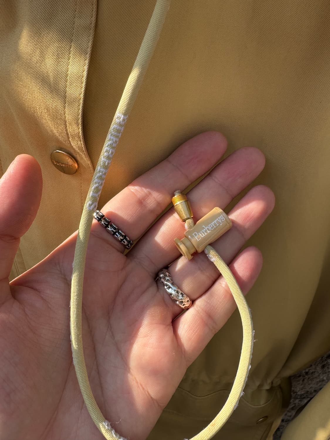 버버리 하이넥 사파리자켓  상품이미지4