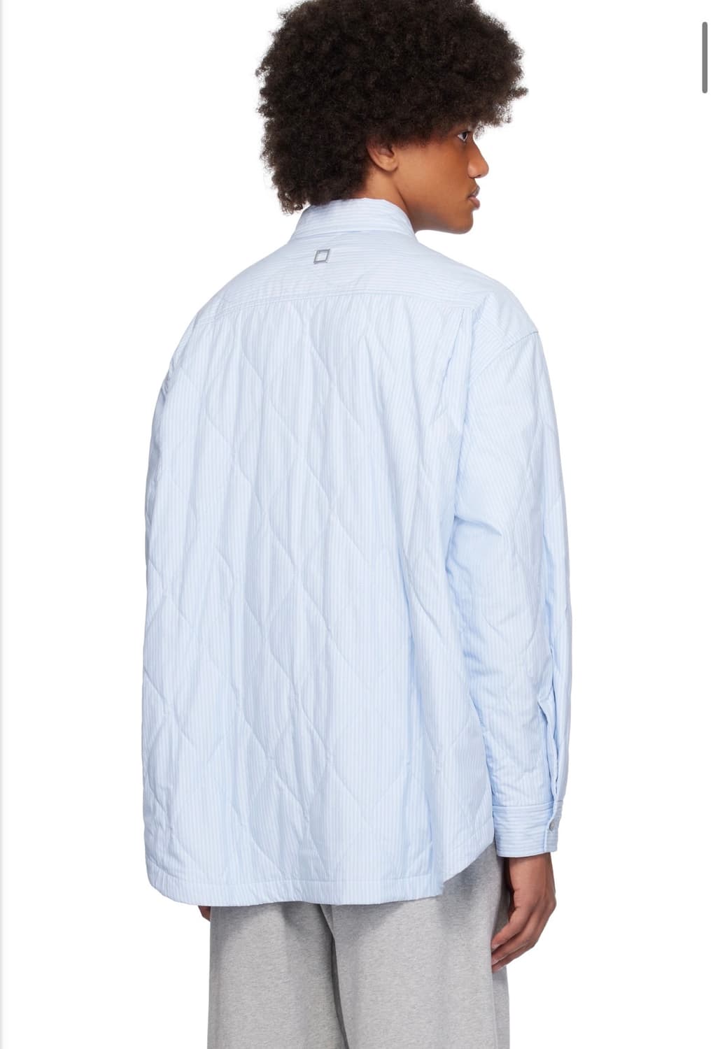 [새상품] 우영미 스트라이프 퀼티드 셔츠 48 상품이미지4