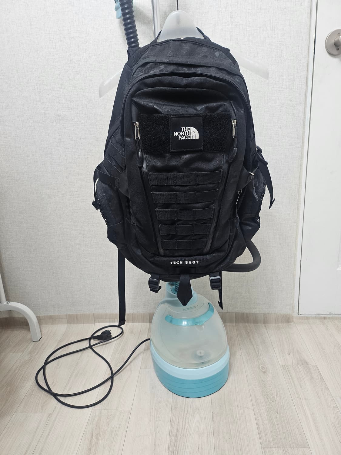 (32)L☆우주매물☆노스페이스 테크샷[블랙]백팩가방[가로:54세로:48] 상품이미지2