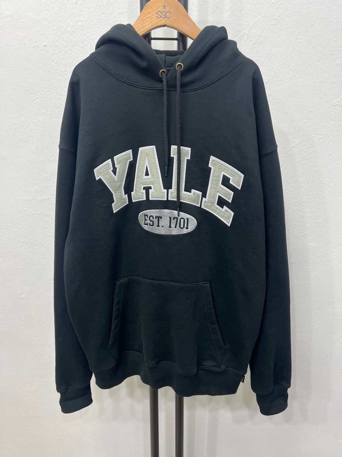 정품) YALE 예일 후드티 L 상품이미지1