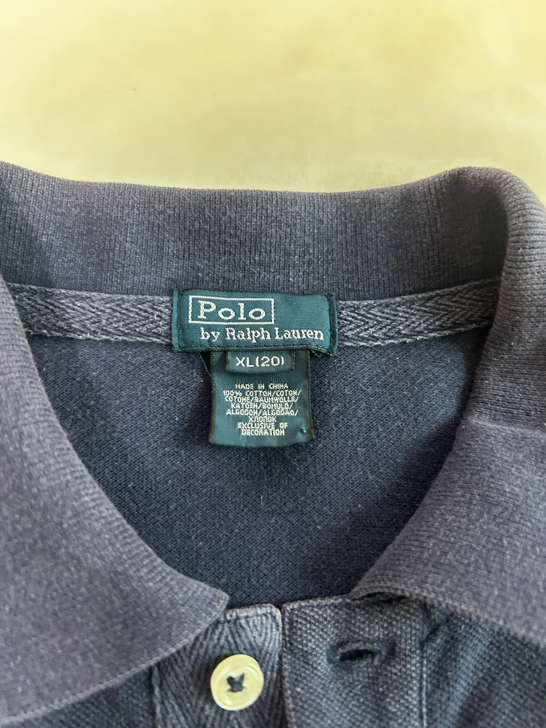 정품 희귀 폴로 치프키프 빅포니 더블포니 네이비 반팔 카라티 상품이미지2