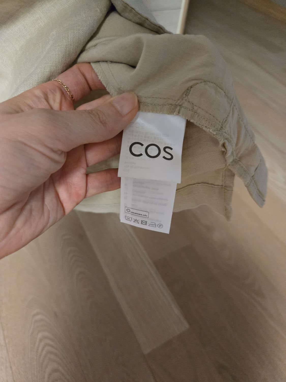 [XL] COS 코스 남성 린넨 셔츠 남방 상품이미지5