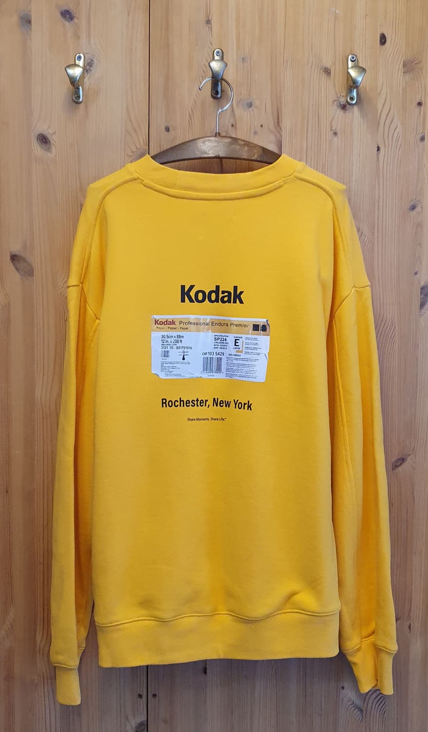 100.KODAK 메일러 그래픽 맨투맨 상품이미지2