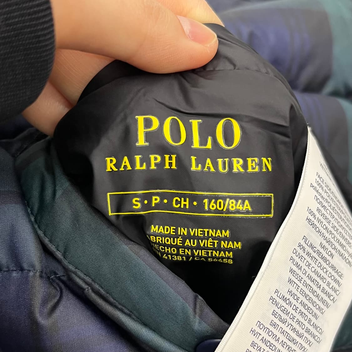 Polo 폴로랄프로렌 체크 리버시블 덕 다운 패딩 상품이미지9