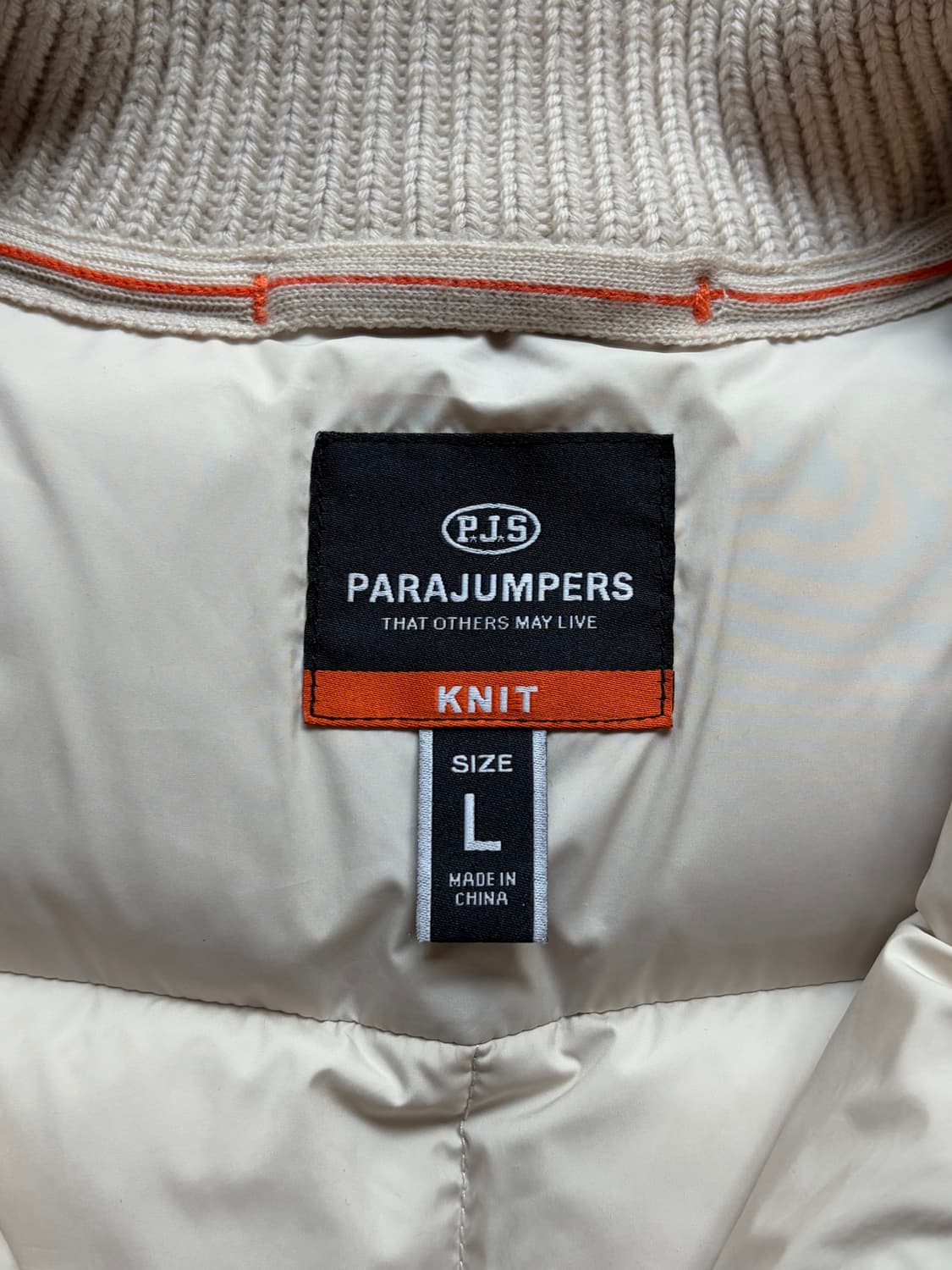 [희귀한 매물] 파라점퍼스 니트 패딩 L 상품이미지5