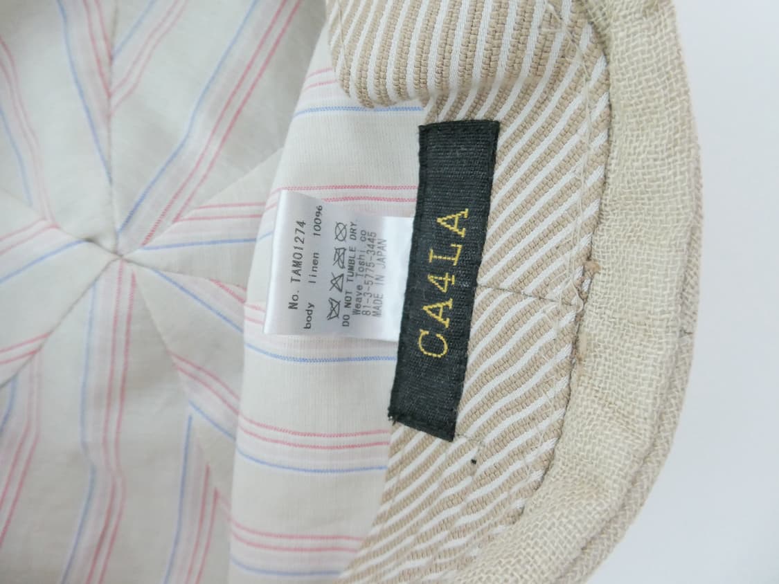 CA4LA 카시라 와이어 린넨 햇 상품이미지5