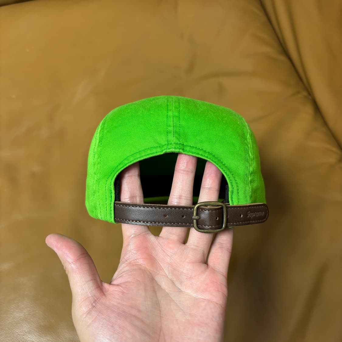 Supreme 슈프림 워시드 그린 캠프캡 모자 (Washed Green) 상품이미지7