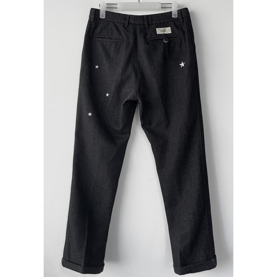 디에디터 스타 자수 울 슬랙스 상품이미지5