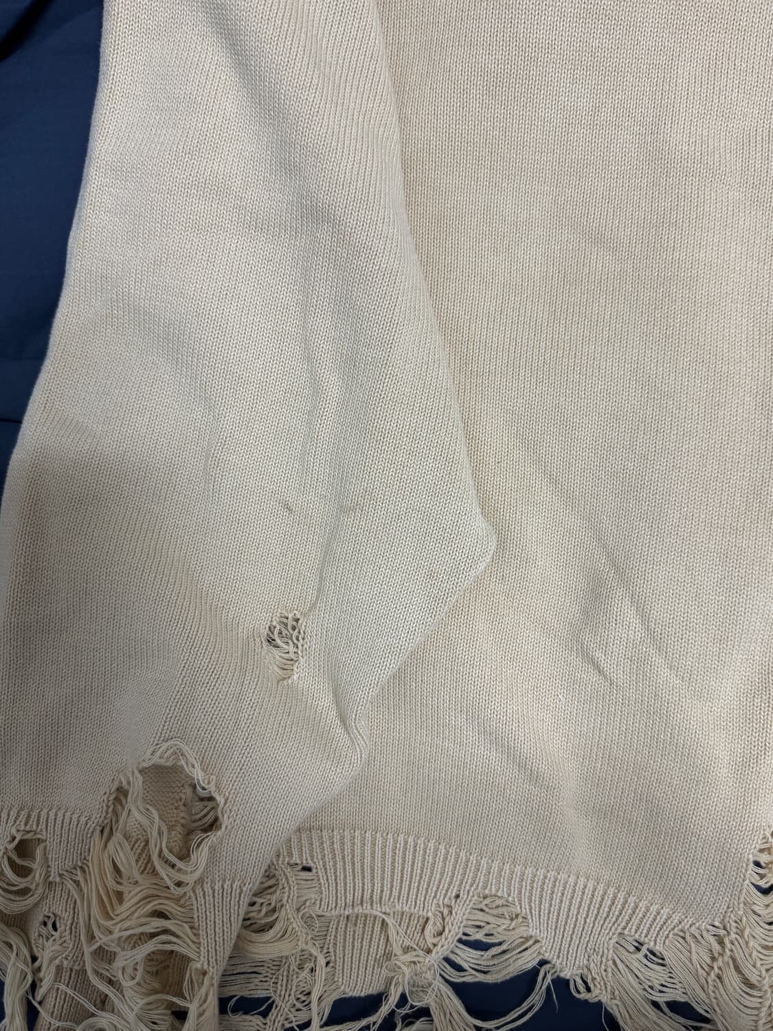 R13 알썰틴 디스트로이드 오버사이즈 풀오버 L 상품이미지4