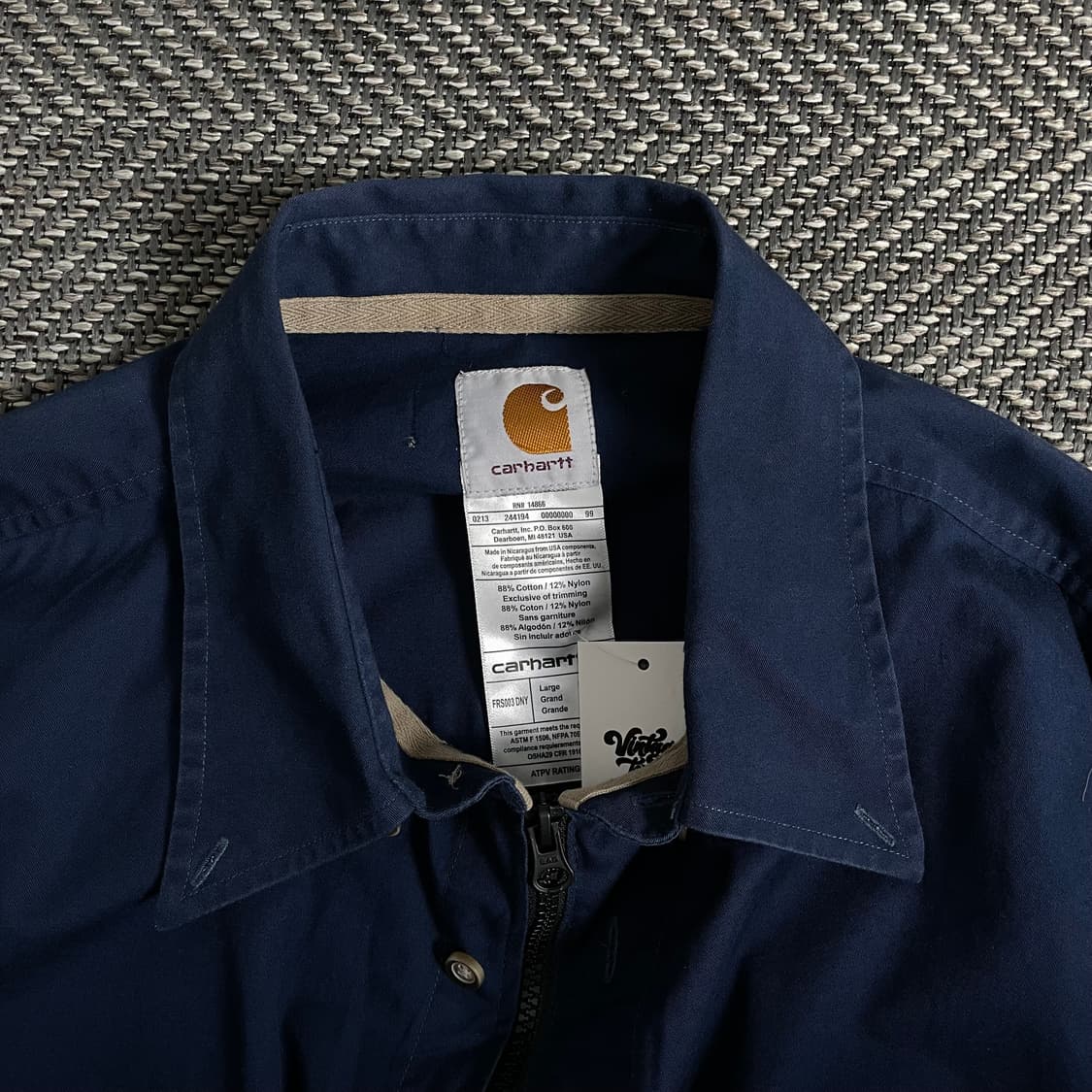 칼하트 크롭 리메이크 투웨이 셔츠 자켓o 2999 상품이미지4