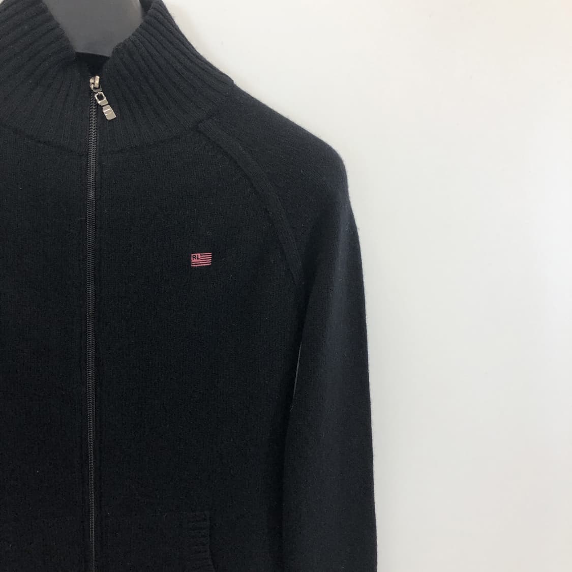 폴로 성조기 캐시미어 니트집업 XS 국내판  상품이미지2