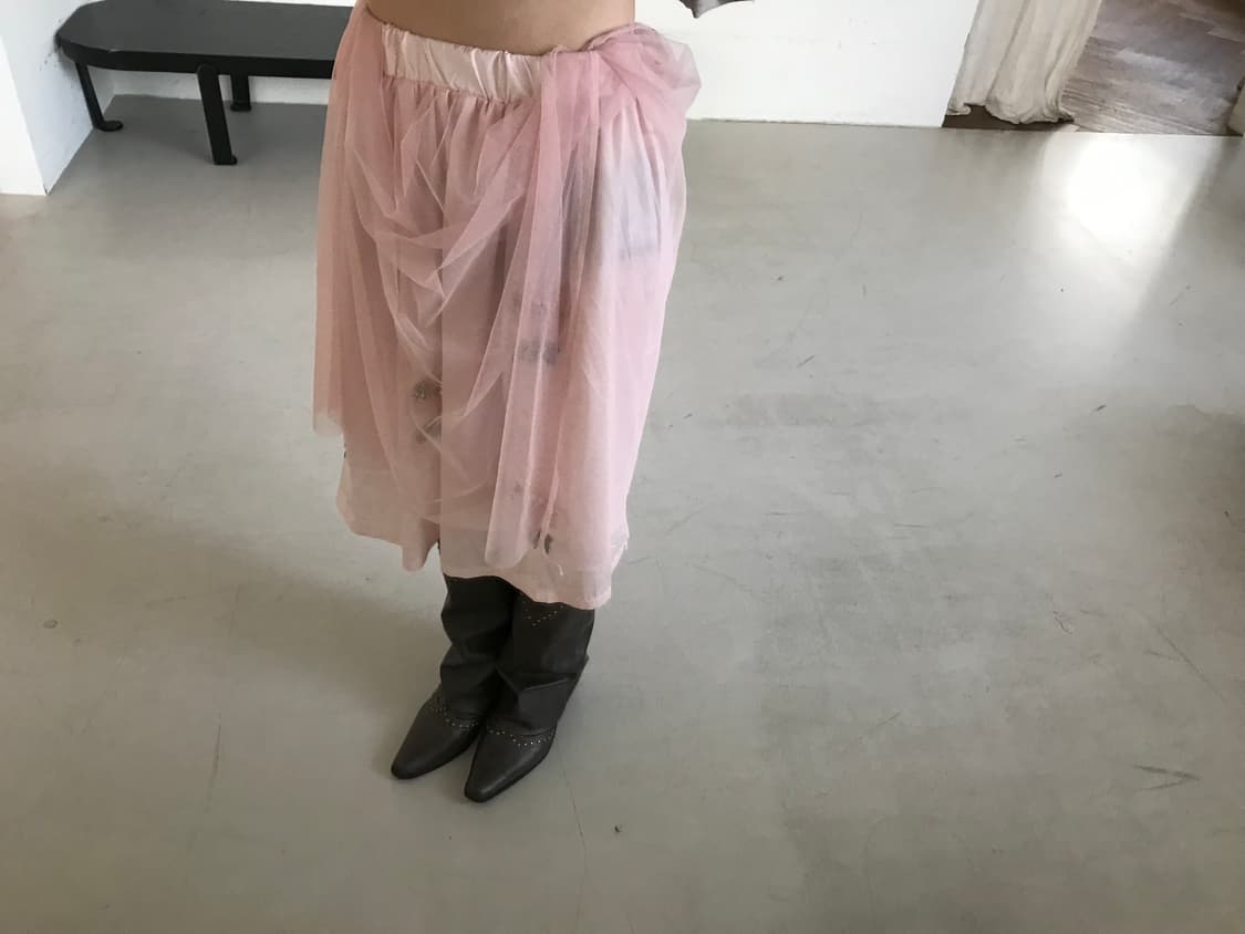 vintage pattern sha skirt 상품이미지4