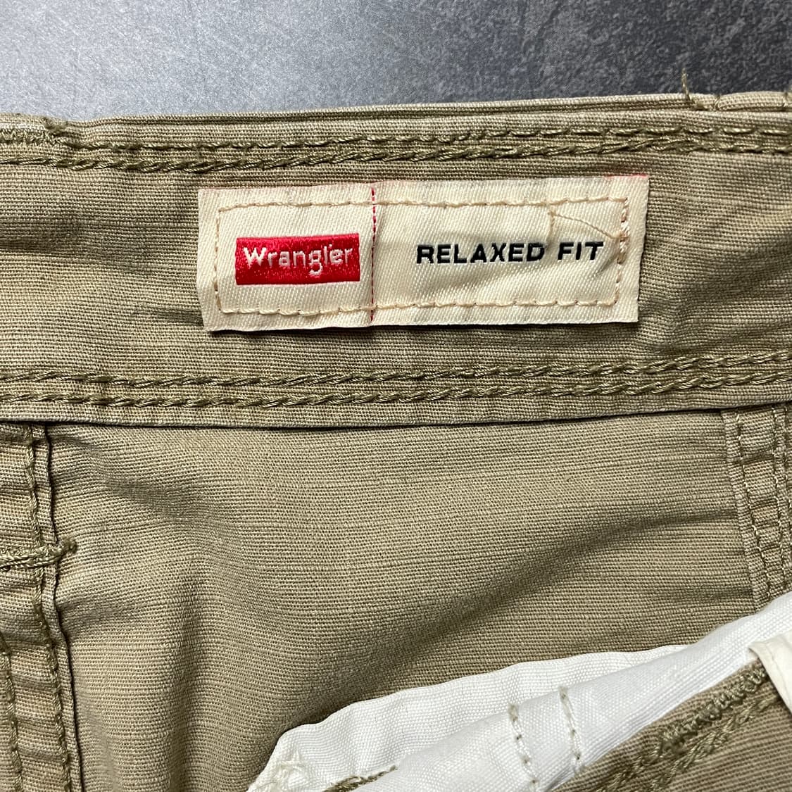 WRANGLER 랭글러 빈티지 베이지 코튼 카고 하프 팬츠 A00763 상품이미지9