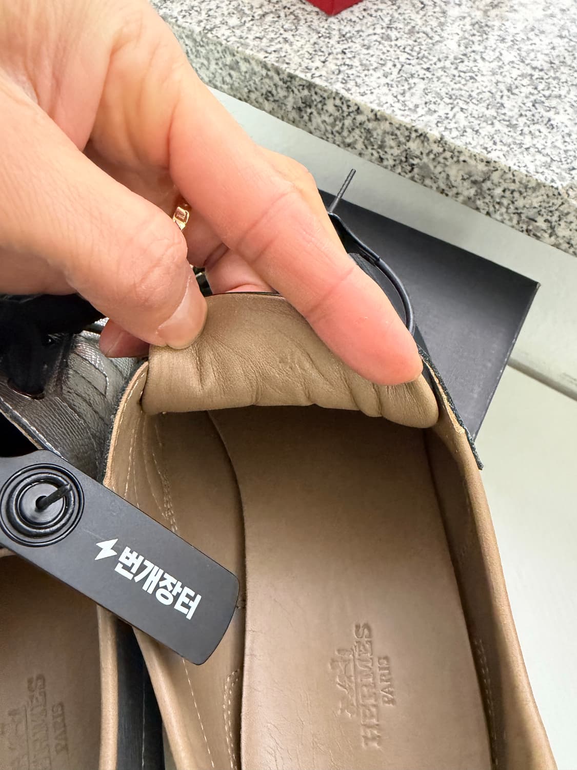 정품) 에르메스 퀵커 트레이너 스니커즈 260 상품이미지9