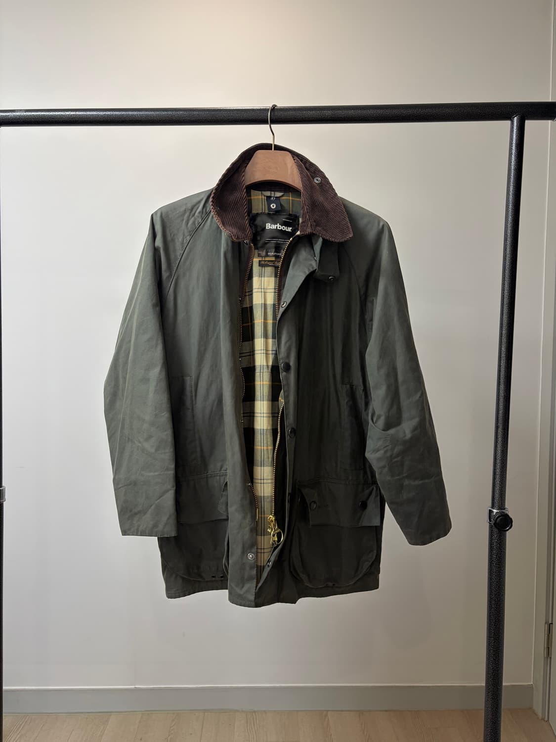 (40) barbour 바버 세이지그린 뷰포트 상품이미지1