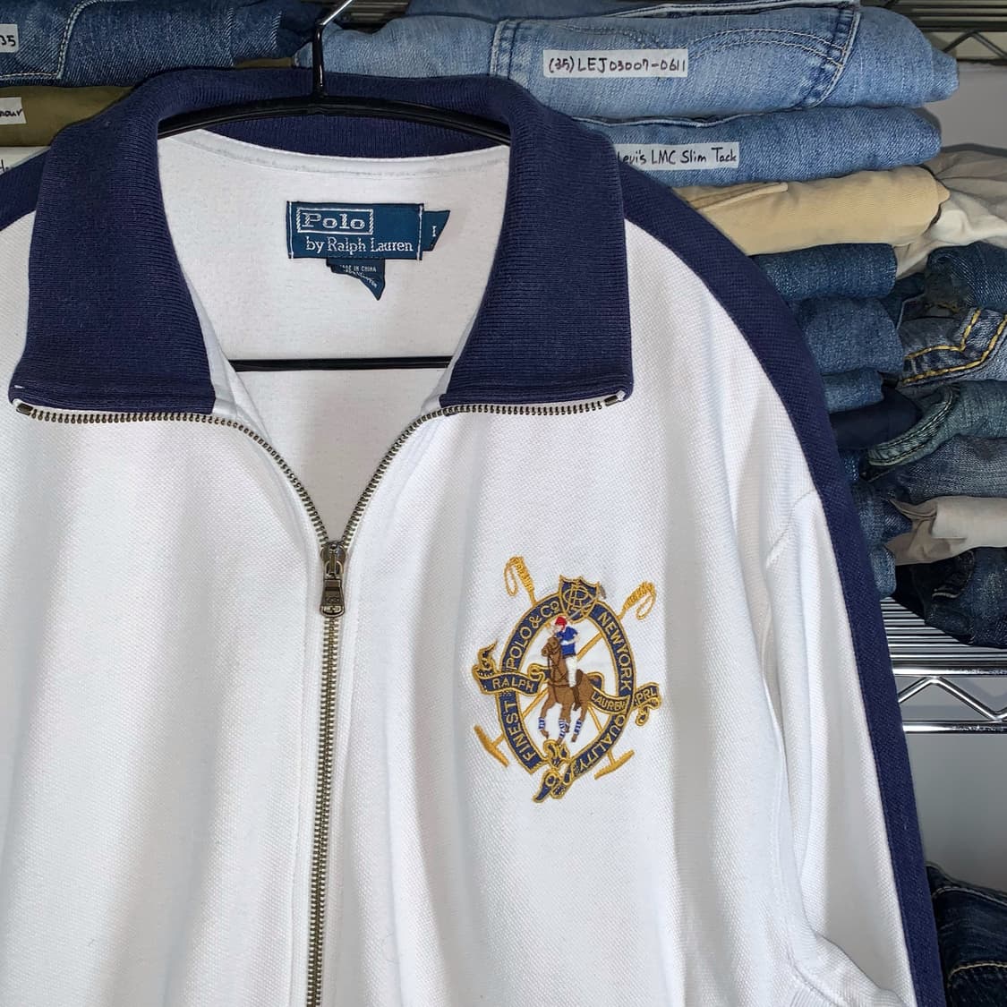 [L] 폴로 랄프로렌 코튼 트랙탑 상품이미지1