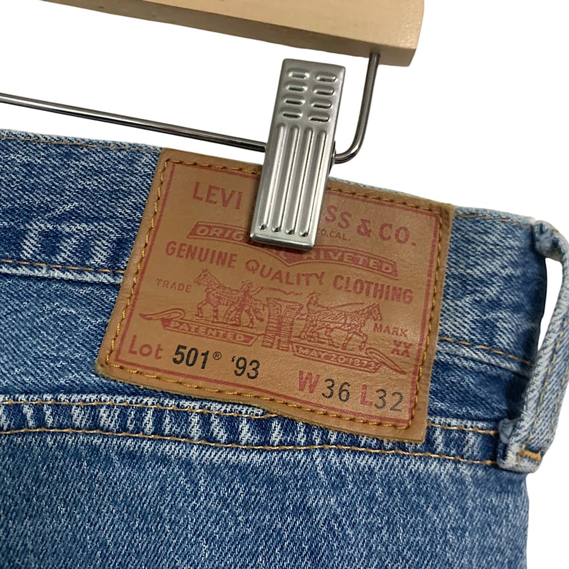 리바이스 501 93 데님팬츠 36 상품이미지5