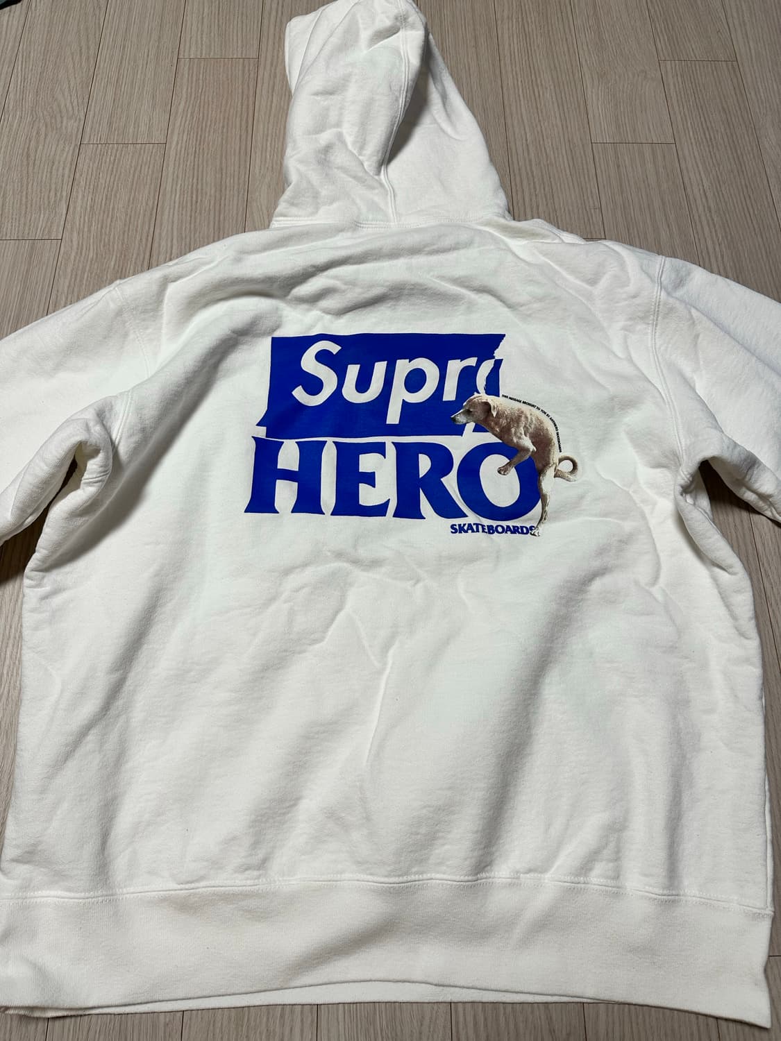 (L) 22SS 슈프림 안티히어로 후드티 화이트 상품이미지2